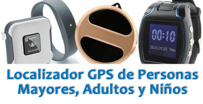 Localizador GPS para personas mayores, adultos y niños