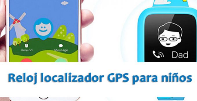 Pulsera Reloj localizador GPS para niños, rastreador para Android e iPhone